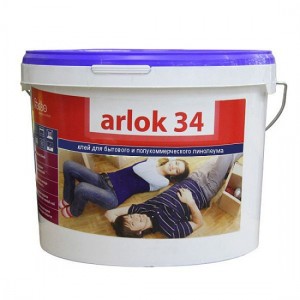 Клей Arlok 34  для бытового и полукоммерческого линолеума 7 кг