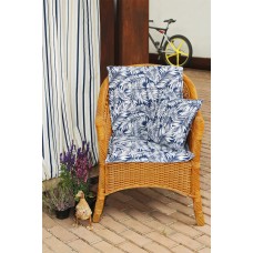 Подушка на стул со спинкой Blue  Palma